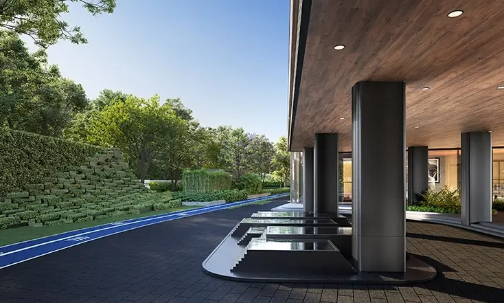 Arrival landscape & water Feature
